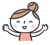 喜ぶママ